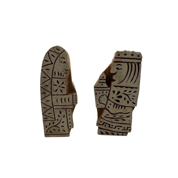 Pier 1 Hand Carved Holy Night A Rustic Nativity Scene Told in Hard Carved Wood - Picture 2 of 6